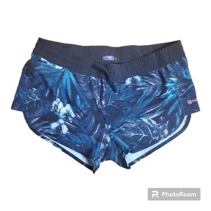 Dark Tropical Floral Lined Shorts Movr by Ardene